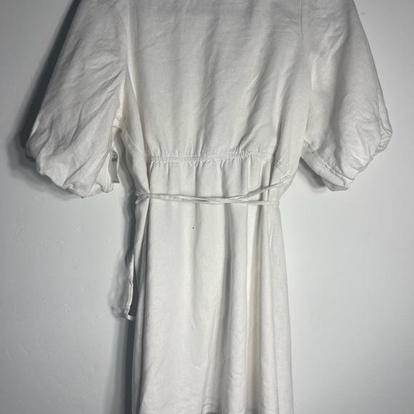 NWT OLD NAVY MED Wrapped Around Puffed Short Sleeves Mini Dress - Picture 3 of 6